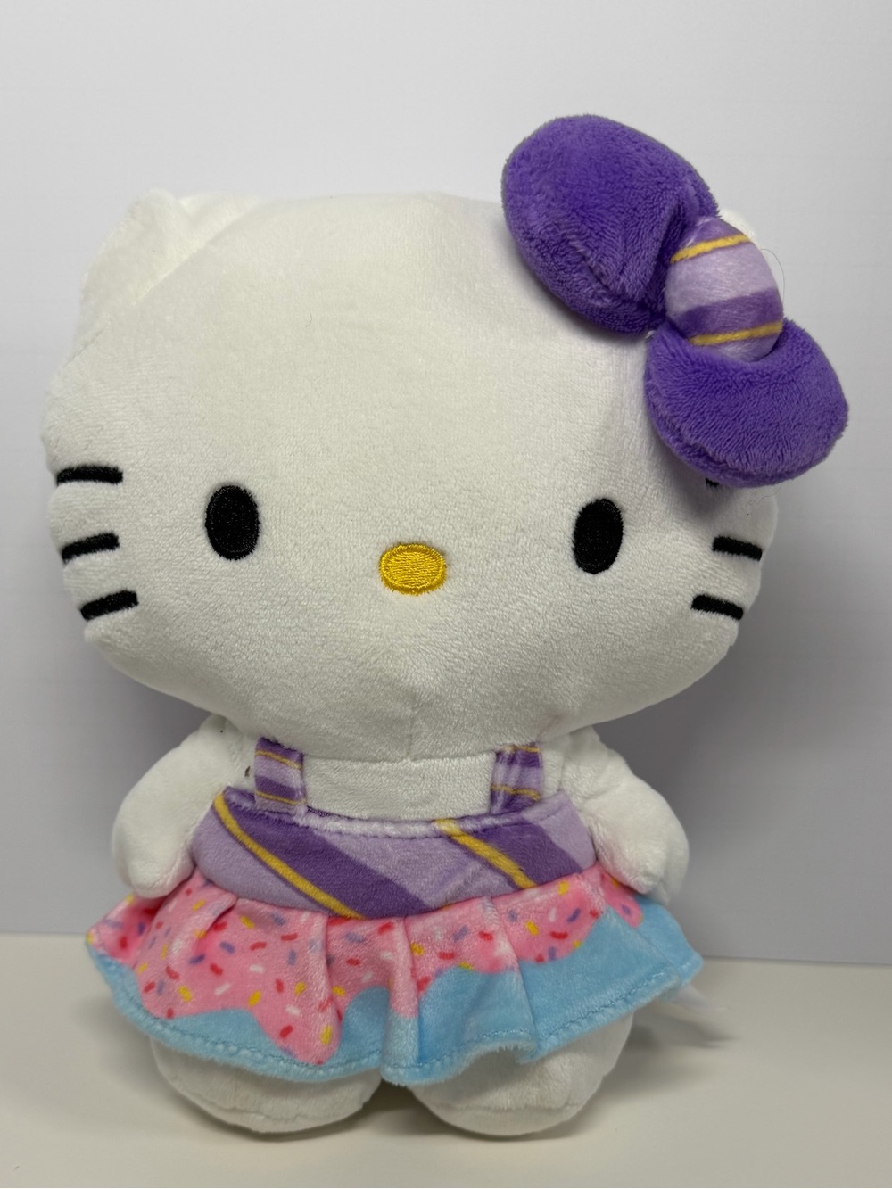 Hello Kitty Plush 2025 Sanrio Jazwares Purple Bow Sprinkle Skirt 8” Stuffed Toy